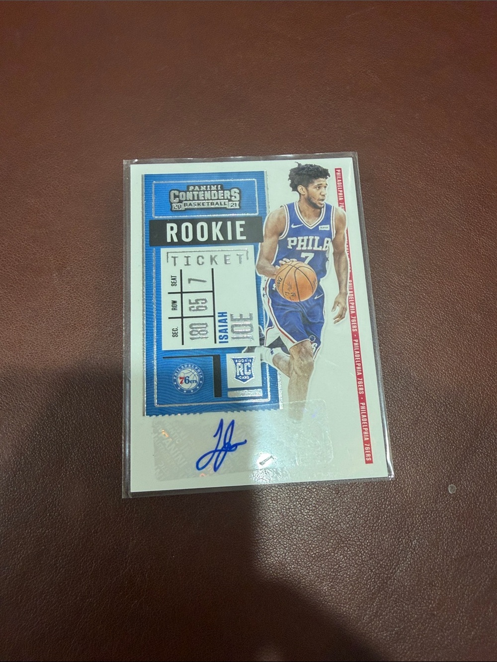 Rookie Ticket Basketball Card - Blue